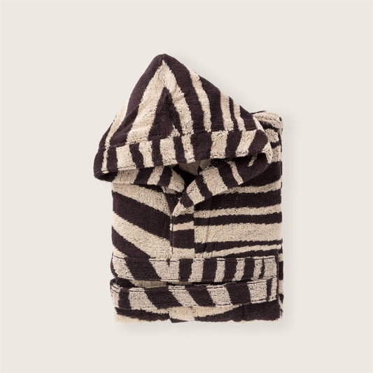 Accappatoio animalier Zebra