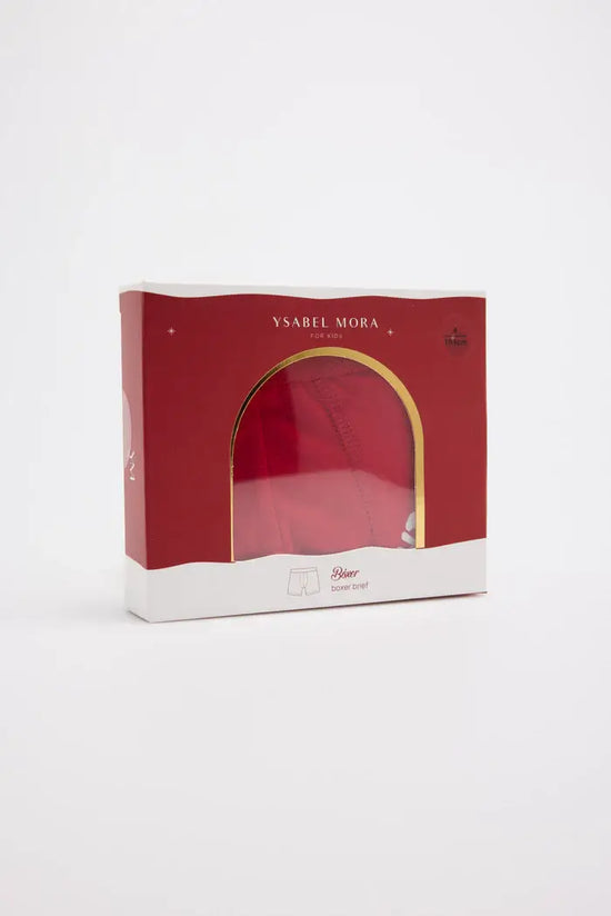 Boxer bimbo con stampa natalizia