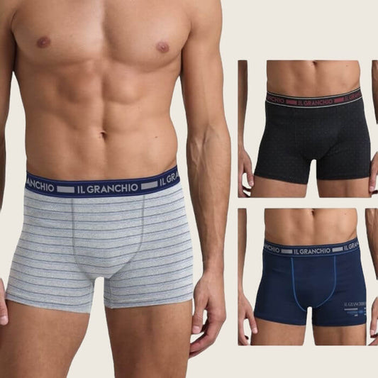 Boxer uomo Il Granchio Tripack