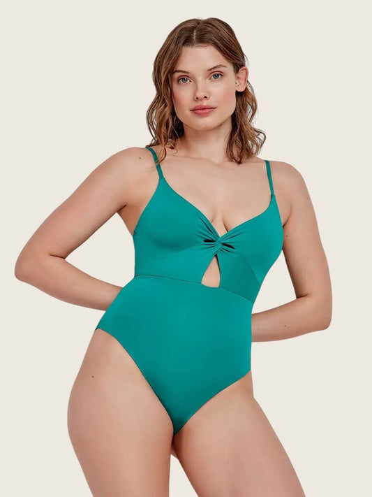 Costume senza ferretto e foam estraibile Green