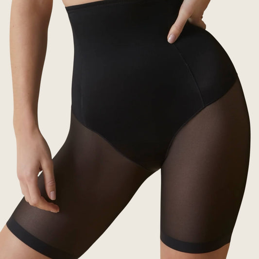 Guaina di controllo vita alta Gambaletto velato