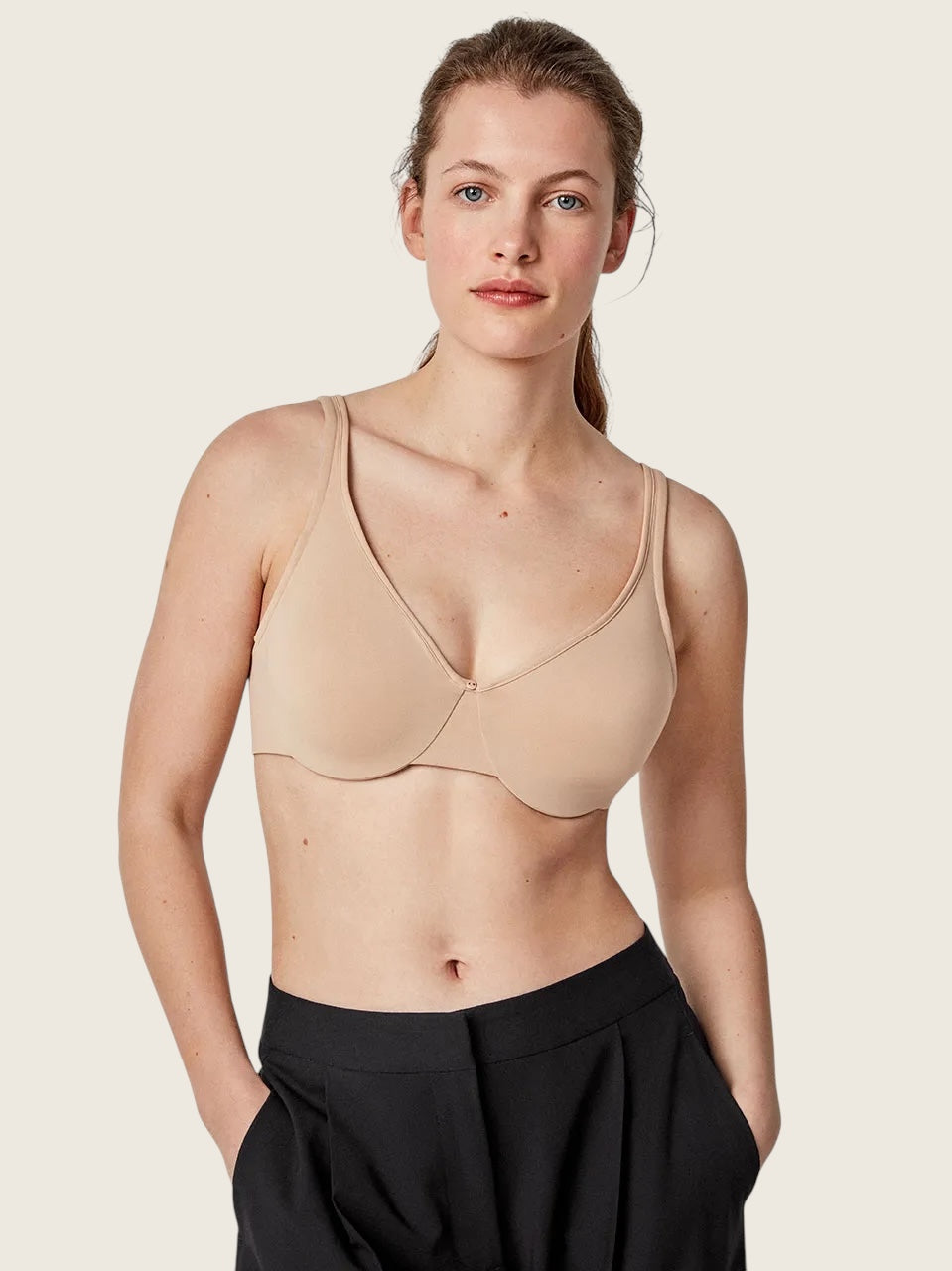 Reggiseno capienza con ferretto e senza imbottitura