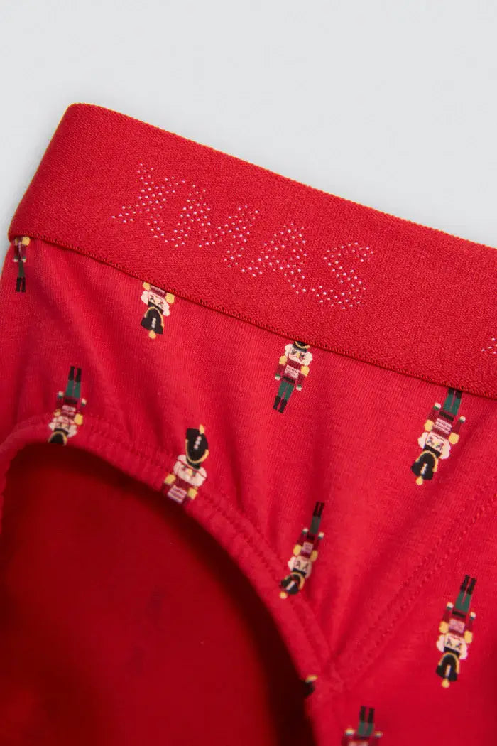 Confezione di calzini e slip natalizi