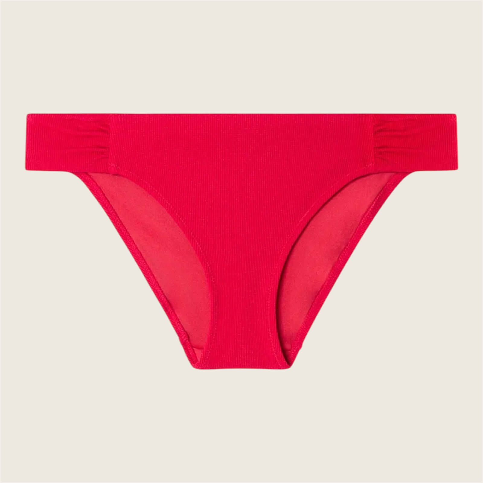 Slip bikini in tessuto strutturato Lisa