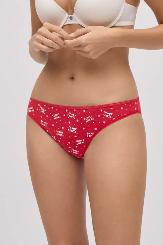 Slip da donna con stampa natalizia