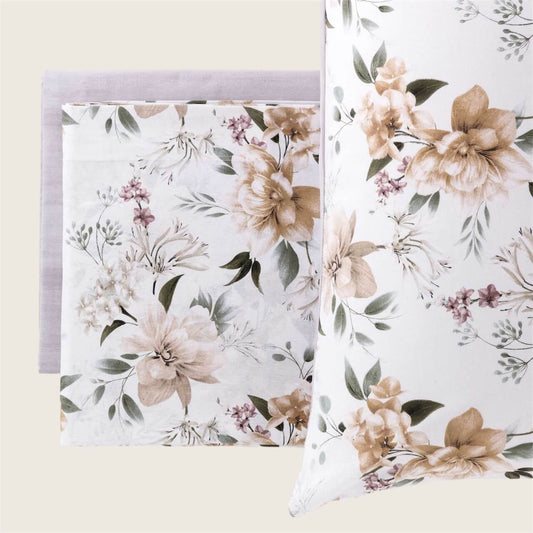 Completo letto in cotone Charlotte