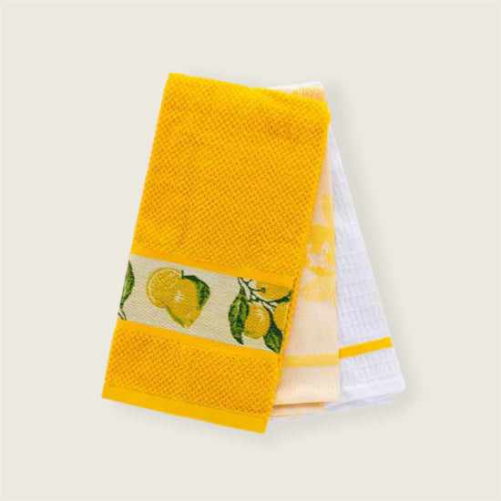 Set 3pz strofinacci da cucina