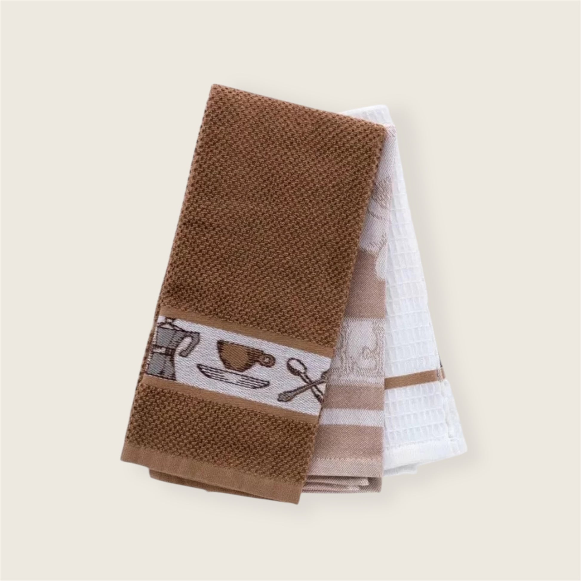 Set 3pz strofinacci da cucina