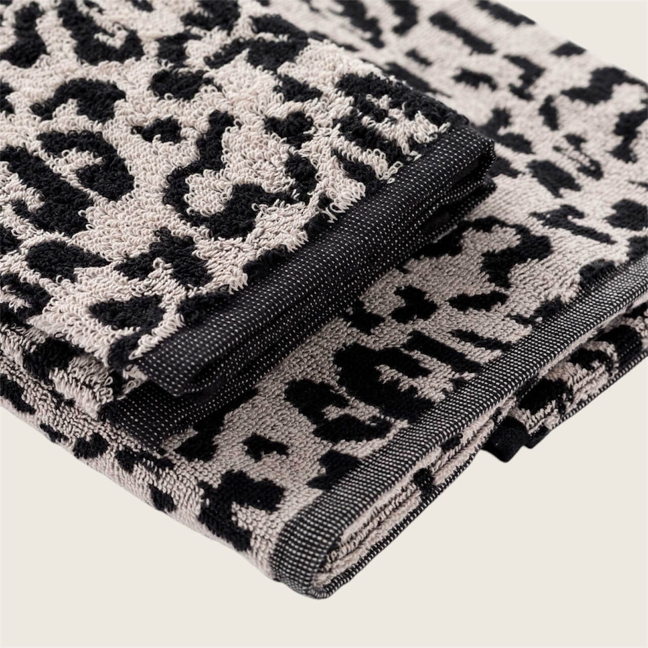 Set 1+1 animalier Leopard